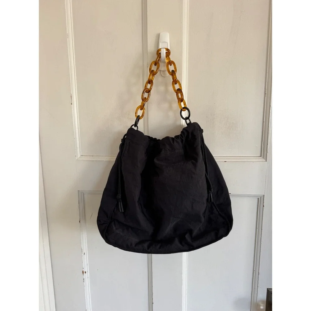 Rotunda black Sant hobo bag